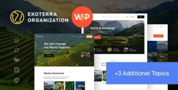 Ekoterra – Social Activism, NonProfit & Ecology WordPress Theme 1.2.3