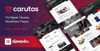 Carutos - Car Repair Services & Auto Parts WooCommerce WordPress Theme 7 August 2023
