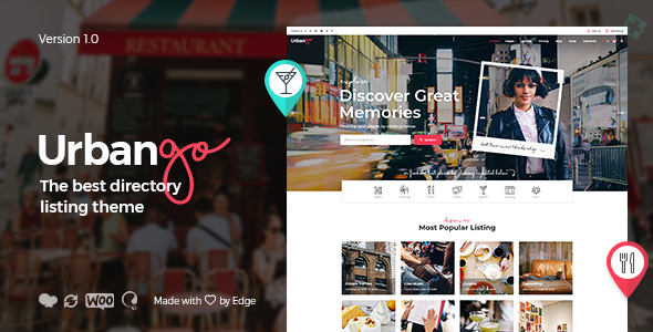 UrbanGo – Directory and Listing WordPress Theme 1.7.2