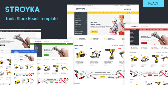 Stroyka - Tools Store React eCommerce Template 1.9.0