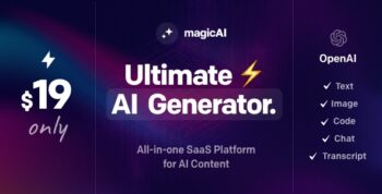 MagicAI - OpenAI Content, Text, Image, Chat, Code Generator as SaaS 5.4.1