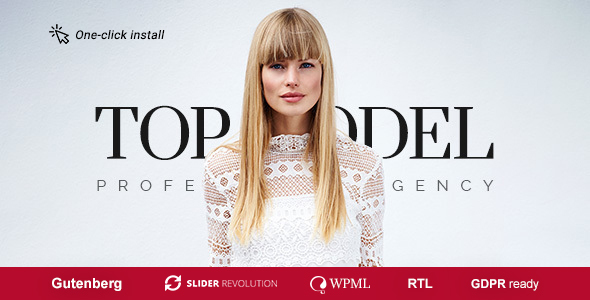 Top Model - Agency and Fashion WordPress Theme 1.2.3