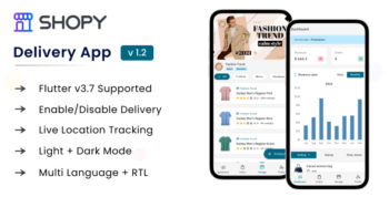 Shopy - Delivery Flutter App 1.2