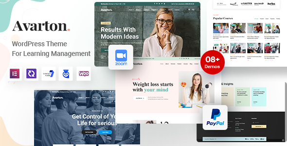 Avarton – Online Courses WordPress Theme 1.6.6