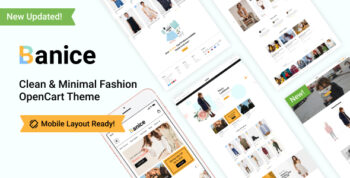 Banice - Clean & Minimal Fashion Opencart Theme