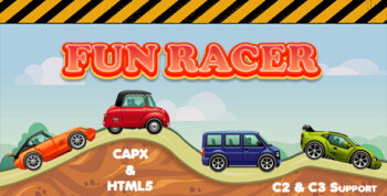 Fun Racer (CAPX | HTML5 | Cordova) Car Racing Game