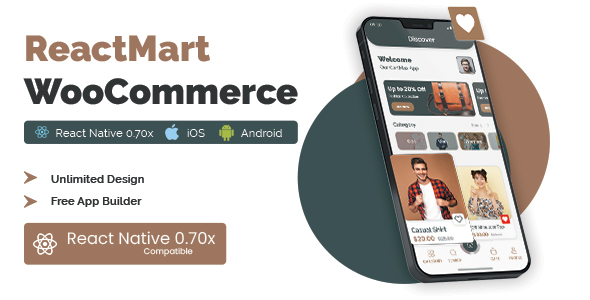 ReactMart WooCommerce - ReactNative E-commerce Mobile Application