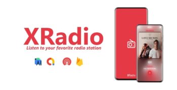 XRadio - Single Station Radio App | ADMOB, ONESIGNAL, FIREBASE