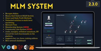 Multi Level Marketing Addon For Bicrypto 19 May 2023