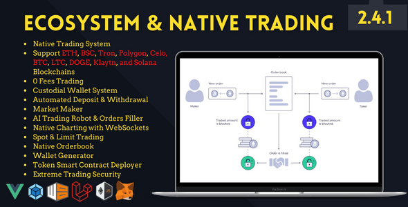 EcoSystem & Native Trading Addon for Bicrypto 2.5.0