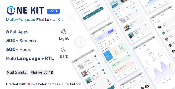 OneKit - Flutter UI Kit