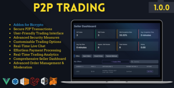 P2P Trading Addon For Bicrypto - P2P, Livechat, Offers, Moderation 19 May 2023