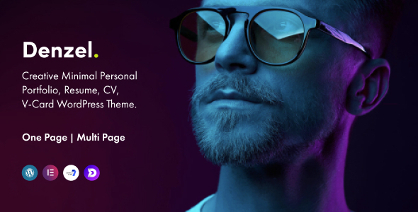 Denzel – Creative Minimal Portfolio WordPress Theme 1.1.3