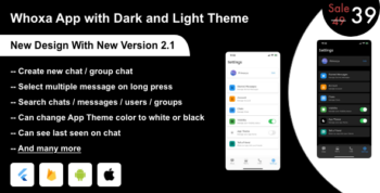 WhatsApp Clone App | Chat, Audio, Video App Flutter Android and iOS with Admin Panel 2.0.5