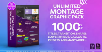 Montage Graphic Pack / Titles / Transitions / Lower Thirds and more
