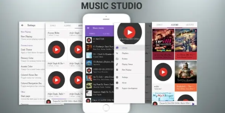 Android – music studio player offline app