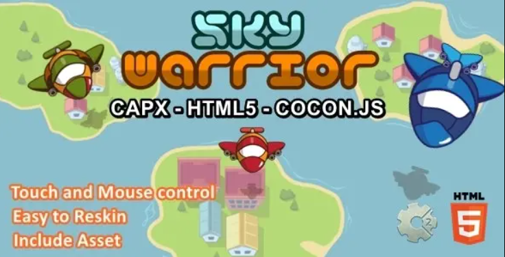 Sky Warrior – Construct 2 Game