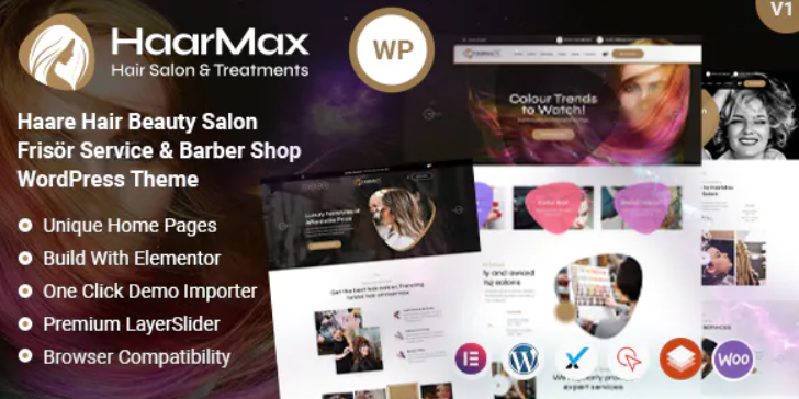 HaarMax – Barber And Salon WordPress Theme