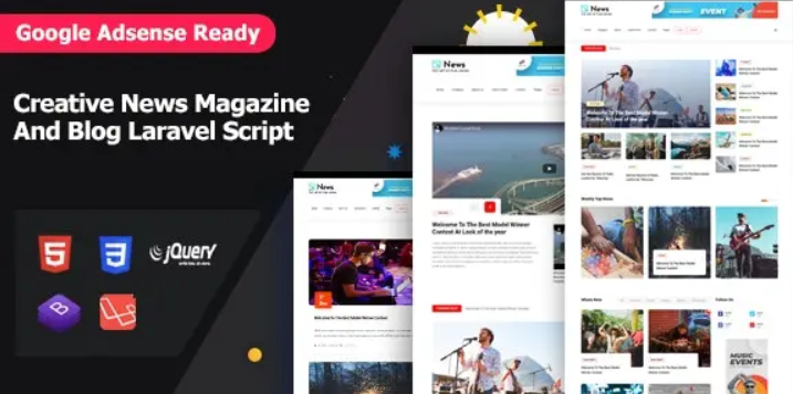 Nizzma – Laravel Blog & Magazine CMS Script