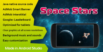 Space Stars with AdMob and Leaderboard 9 September 2019