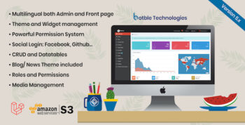 Botble - Laravel CMS, CRUD generator, Modular & Theme system, Role permissions, Multilingual blog 7.5.8