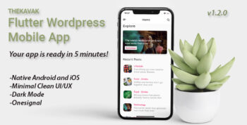 For Wordpress Blogs Flutter App iOS and Android