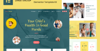 Baby Doctor - Pediatric Clinic Elementor Template Kit