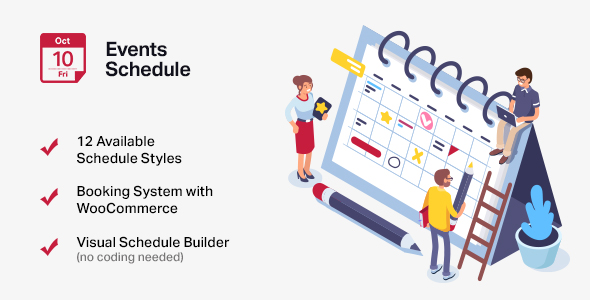 Events Schedule – WordPress Events Calendar Plugin 2.7.0