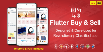 Flutter BuySell For iOS Android ( Olx, Mercari, Offerup, Carousell, Buy Sell, Classified ) 3.6