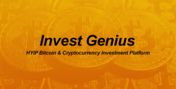 Invest Genius - Cryptocurrency HYIP Investment Platform