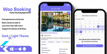 Flutter Booking Application - Ios and android