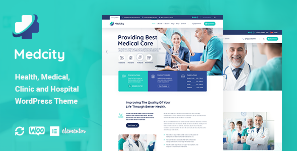 Medcity - Health & Medical WordPress Theme