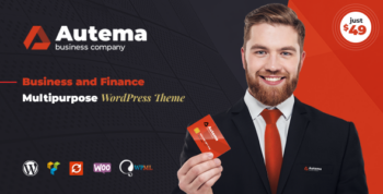 Autema - Quick Loans, Bitcoin, Business Coach and Insurance Agency WordPress Theme 1.2.2