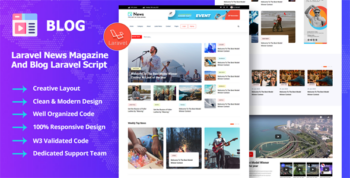 Newsly - Laravel Blog & News Magazine Script