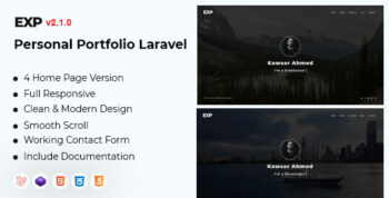 EXP - Personal Portfolio Laravel 2.0.0