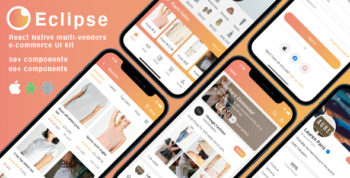 Eclipse - React Native E-Commerce Multi Vendors Shopping UI Template