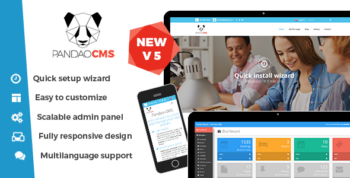Pandao CMS Pro 5 - Fully Responsive Content Management System