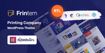 Frintem - Printing Company WordPress Theme + RTL