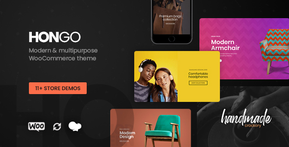 Hongo - Modern & Multipurpose WooCommerce WordPress Theme 3.6