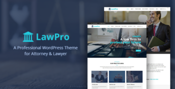 Lawpro - A Professional WordPress Theme for Attorney & Lawyer
