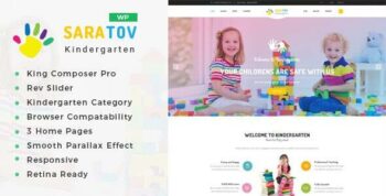 Saratov - Day Care & Kindergarten School WordPress Theme 12 January 2023