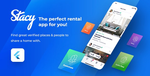 Stacy - Flutter Roommate Template