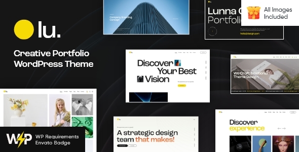 Lunna - Creative Portfolio WordPress Theme 1.1