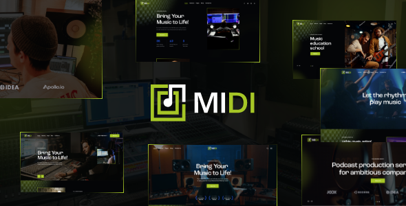 Midi - Sound & Music Production WordPress Theme 1.14
