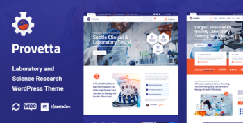 Provetta – Laboratory & Science Research WordPress Theme 1.0.9