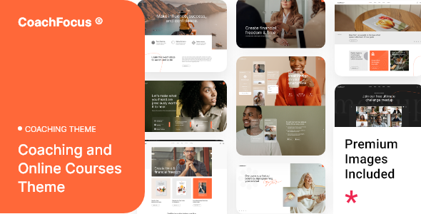 CoachFocus - Coaching & Online Courses WordPress Theme 1.3