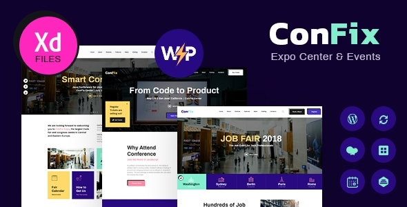 ConFix - Expo & Events WordPress Theme 1.0.11