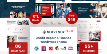 Solvency – Finance & Credit Repair WordPress Theme 1.1.3