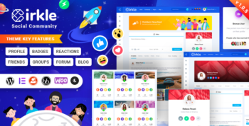 Cirkle – Social Networking WordPress Theme 1.2.7