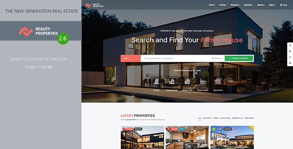 Reality | Estate Multipurpose WordPress Theme 2.6.4